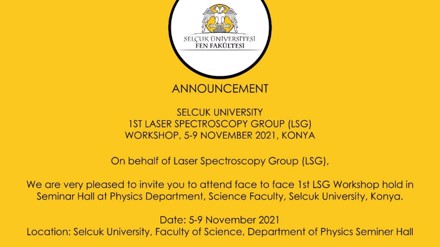 1.Lazer Fizik Çalıştayı